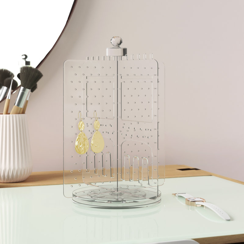 Dotted Line™ Acrylic Rotating Earring Holder Jewelry Stand & Reviews